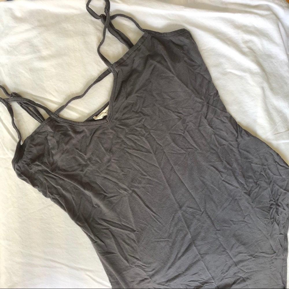 Bear Dance Grey Bodysuit